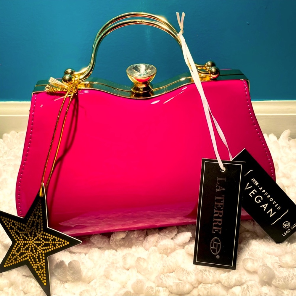 Pink handbag